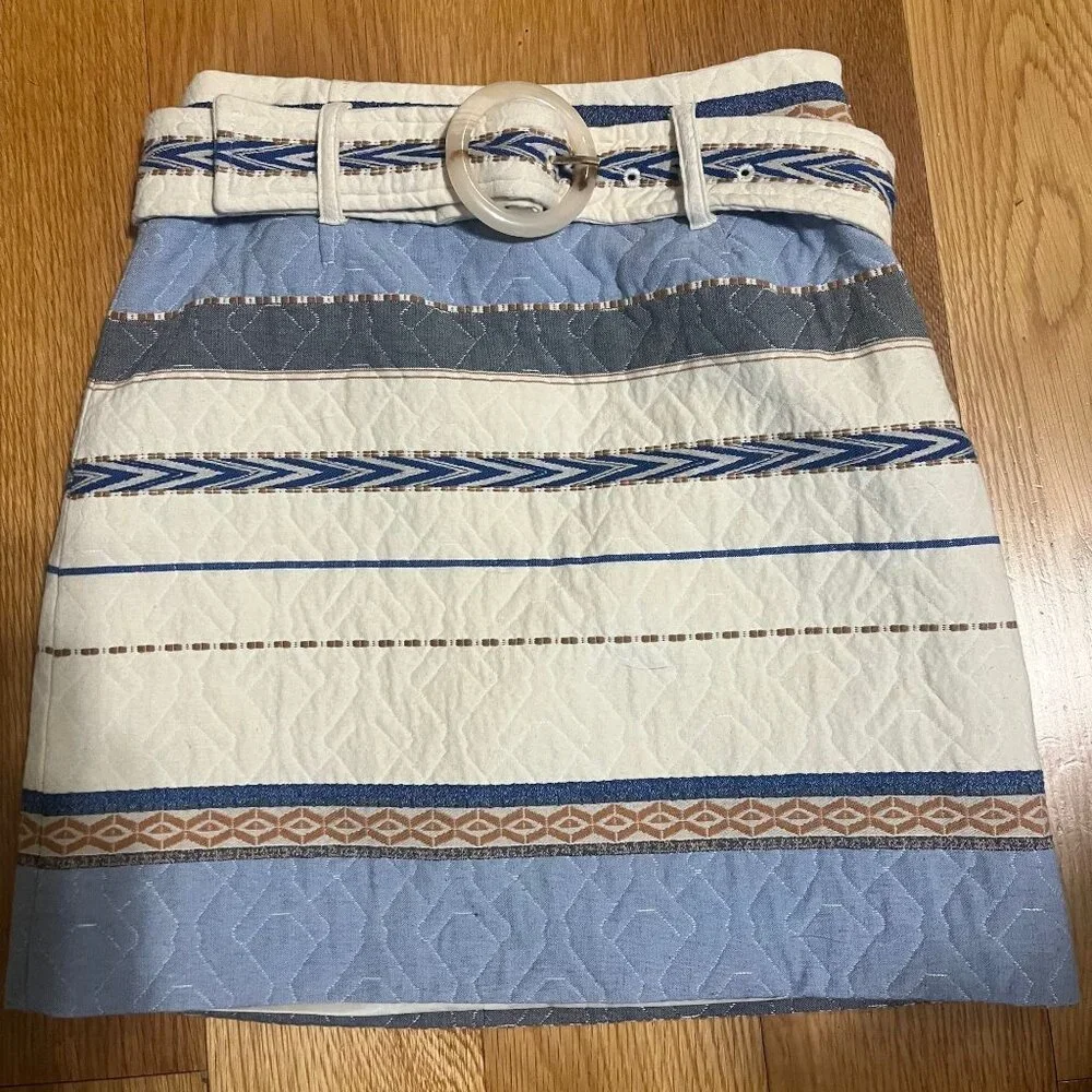 INTERMIX Celeste Quilted Mini Skirt Size 2